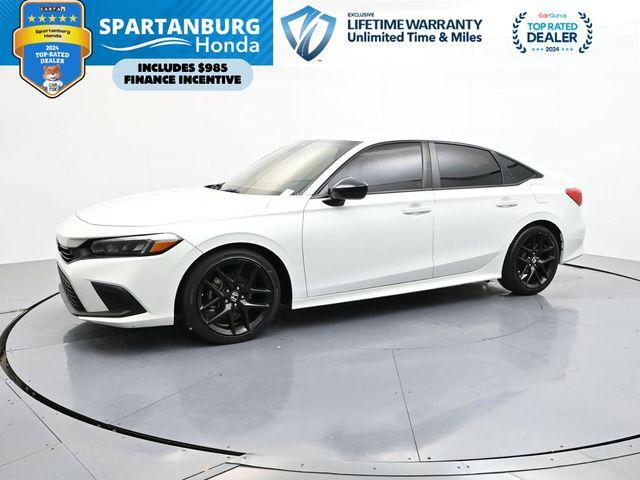 used 2022 Honda Civic car, priced at $21,625