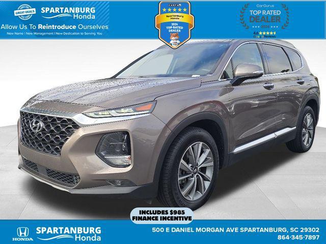 used 2019 Hyundai Santa Fe car, priced at $20,337