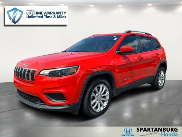 used 2021 Jeep Cherokee car, priced at $18,974