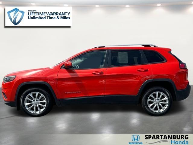 used 2021 Jeep Cherokee car, priced at $17,840