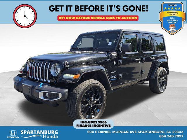 used 2023 Jeep Wrangler 4xe car, priced at $26,626