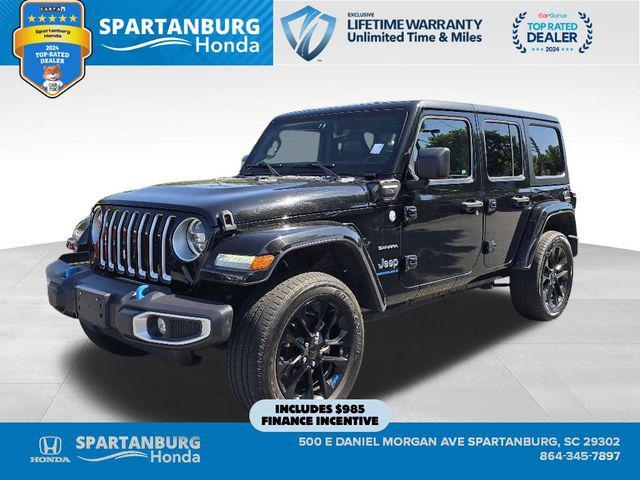 used 2023 Jeep Wrangler 4xe car, priced at $28,480