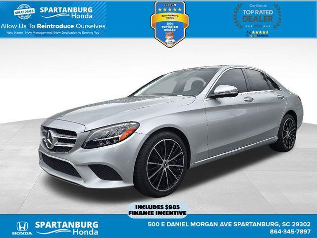 used 2021 Mercedes-Benz C-Class car, priced at $28,711