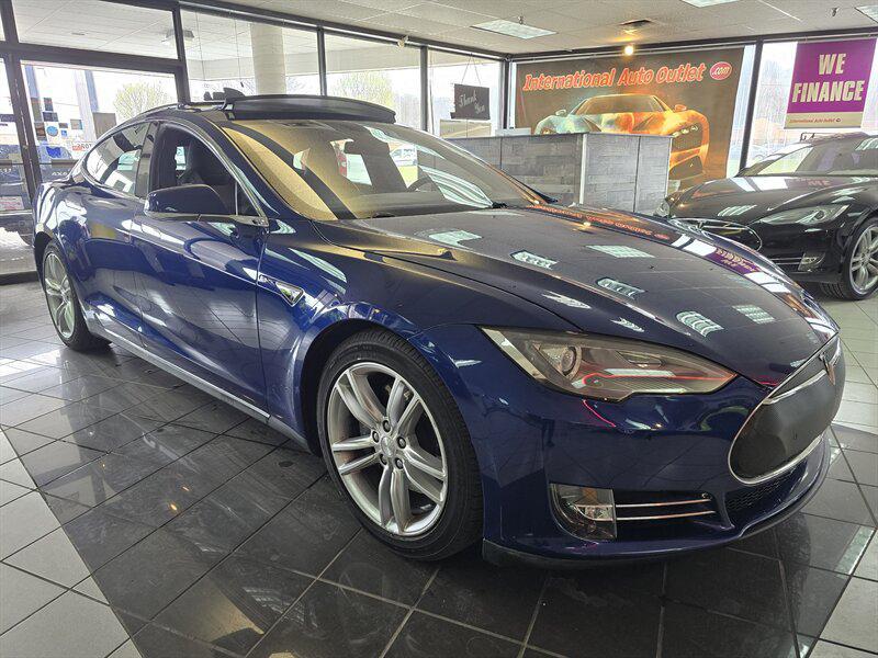 used 2015 Tesla Model S car, priced at $15,999