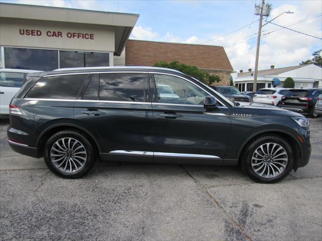 used 2021 Lincoln Aviator car, priced at $39,999