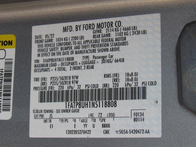 used 2022 Ford Mustang car, priced at $20,499