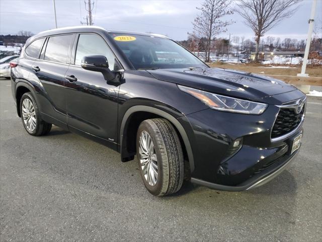 used 2022 Toyota Highlander Hybrid car, priced at $46,825