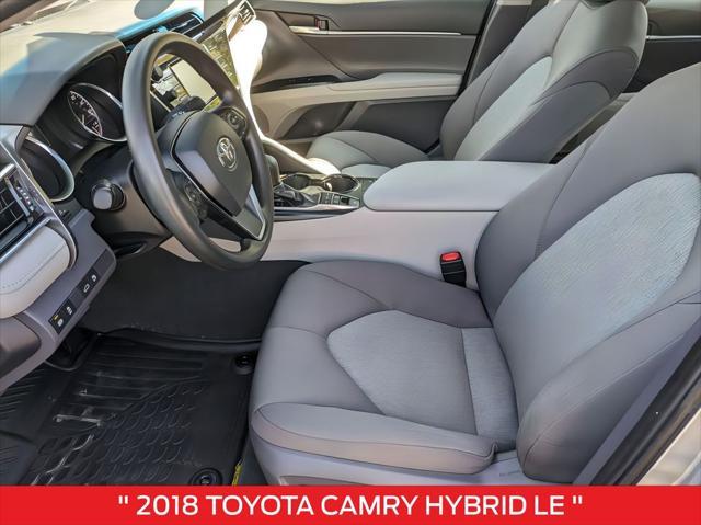 used 2018 Toyota Camry Hybrid car, priced at $19,607