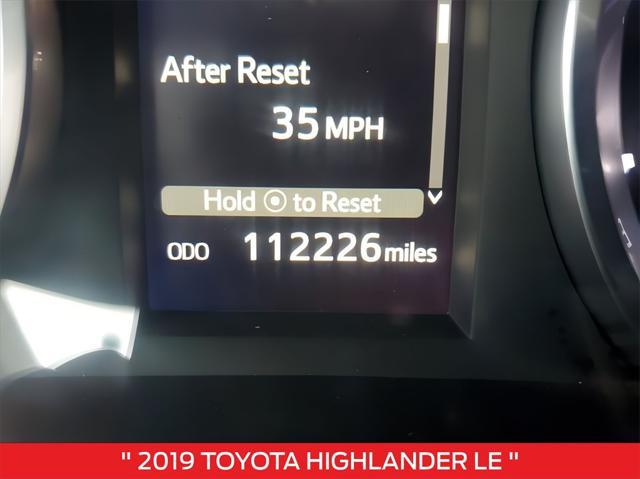 used 2019 Toyota Highlander car, priced at $19,256