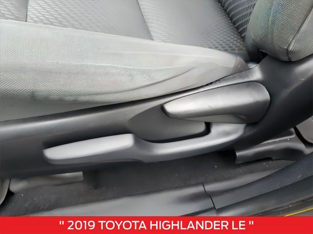 used 2019 Toyota Highlander car, priced at $19,256