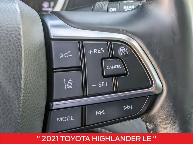 used 2021 Toyota Highlander car, priced at $26,835