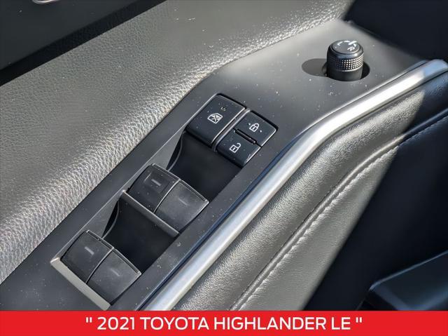 used 2021 Toyota Highlander car, priced at $26,835