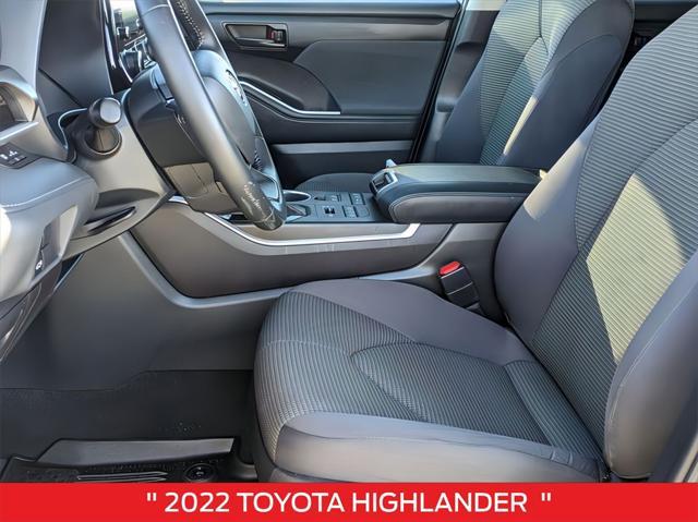 used 2022 Toyota Highlander car, priced at $30,000