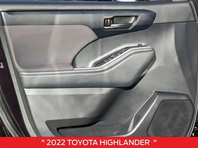 used 2022 Toyota Highlander car, priced at $30,000