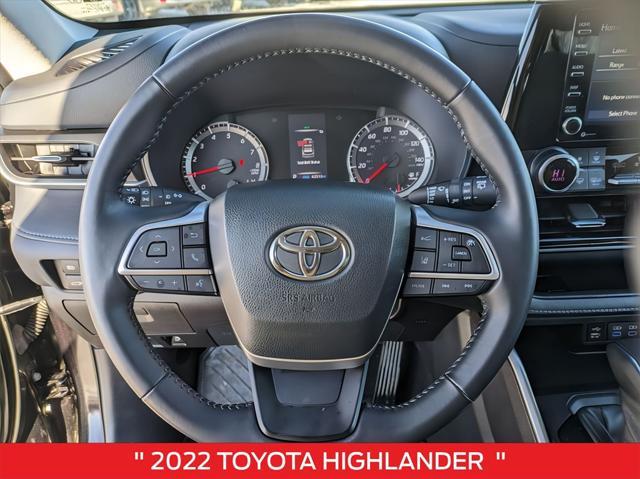 used 2022 Toyota Highlander car, priced at $30,000