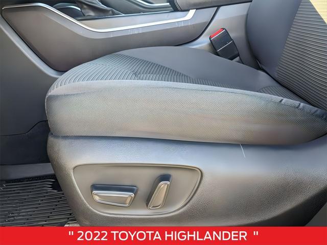 used 2022 Toyota Highlander car, priced at $30,000