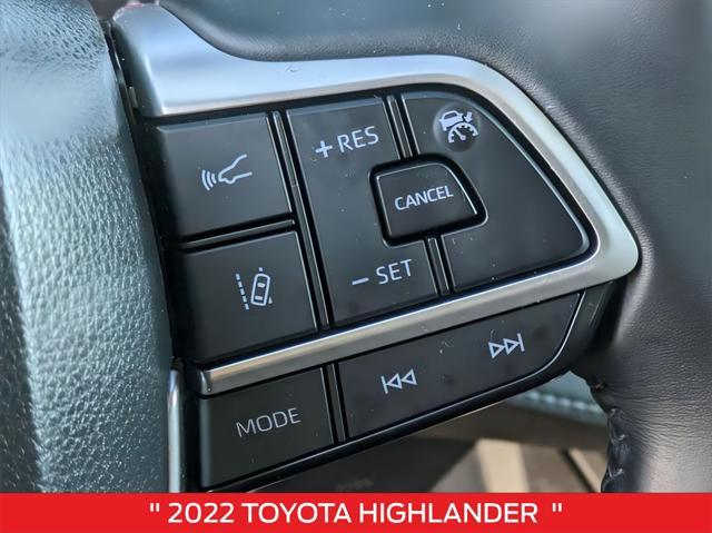 used 2022 Toyota Highlander car, priced at $30,000