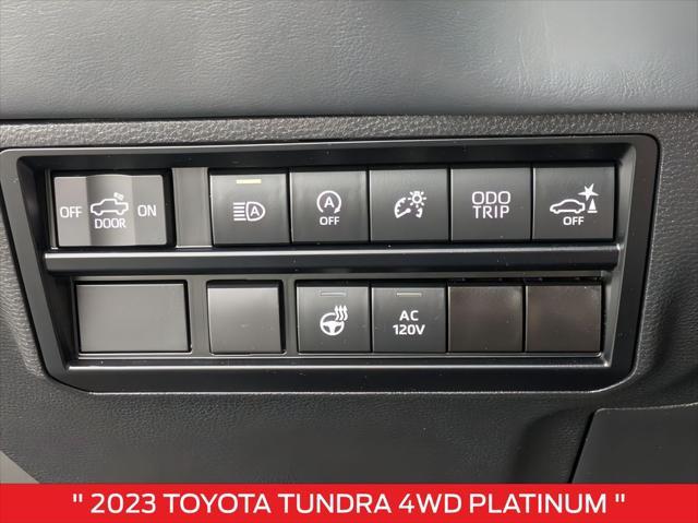 used 2023 Toyota Tundra car, priced at $52,125