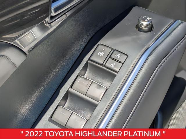 used 2022 Toyota Highlander car, priced at $38,061