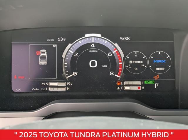 new 2025 Toyota Tundra Hybrid car, priced at $74,806