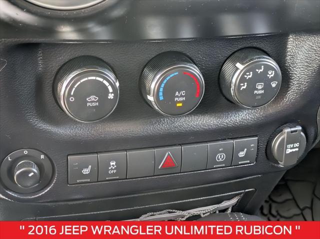 used 2016 Jeep Wrangler Unlimited car, priced at $14,774