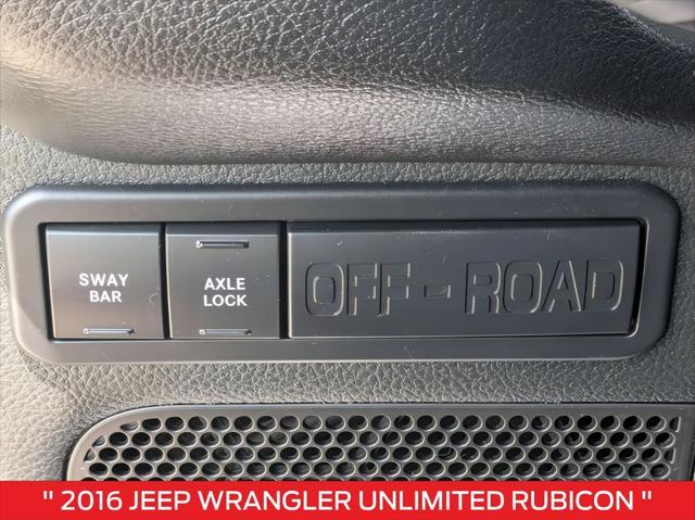 used 2016 Jeep Wrangler Unlimited car, priced at $14,774