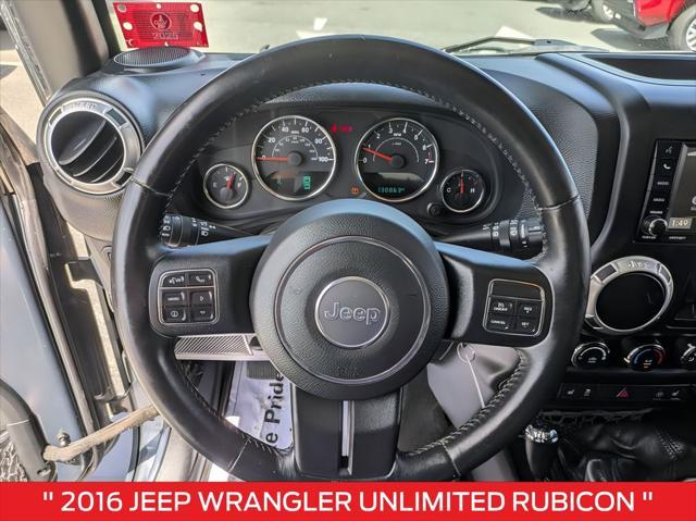 used 2016 Jeep Wrangler Unlimited car, priced at $14,774