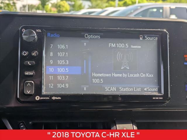 used 2018 Toyota C-HR car, priced at $15,000