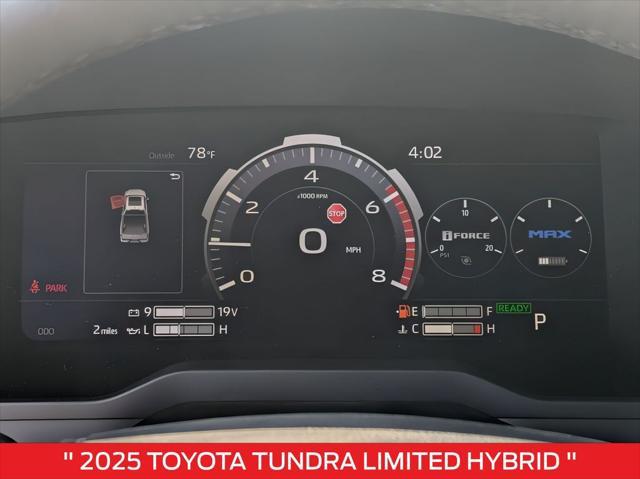 new 2025 Toyota Tundra Hybrid car, priced at $61,696