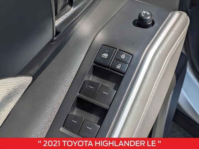 used 2021 Toyota Highlander car, priced at $27,029