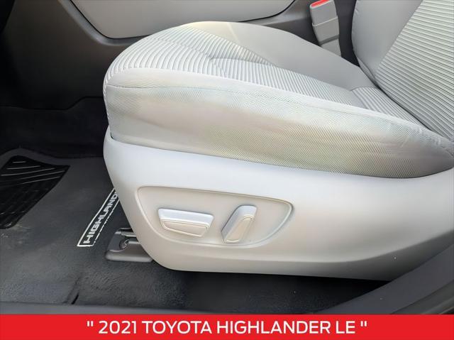 used 2021 Toyota Highlander car, priced at $27,029