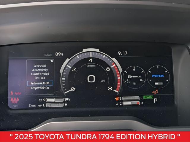 new 2025 Toyota Tundra Hybrid car, priced at $68,979