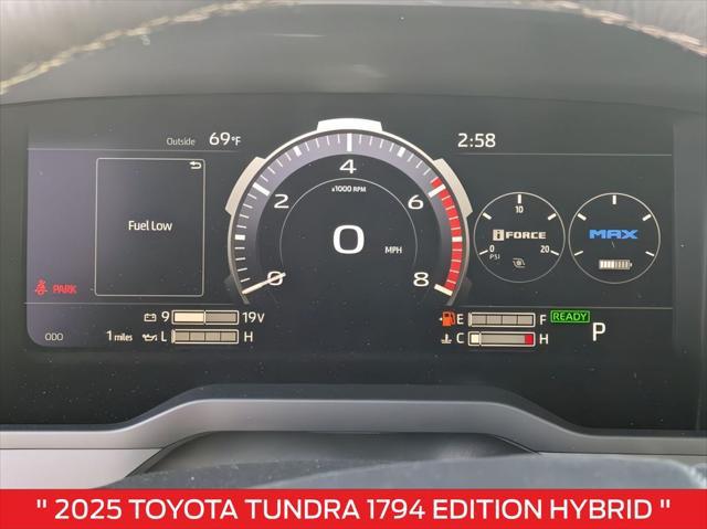 new 2025 Toyota Tundra Hybrid car, priced at $68,979