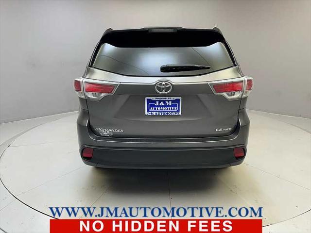 used 2015 Toyota Highlander car, priced at $16,995