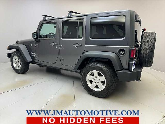 used 2016 Jeep Wrangler Unlimited car, priced at $19,995