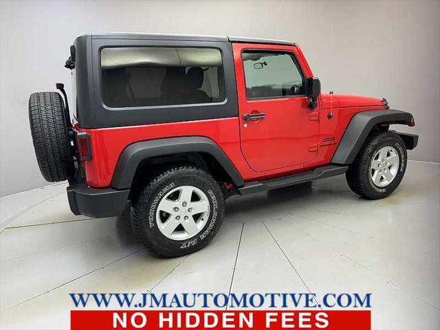 used 2017 Jeep Wrangler car, priced at $18,995