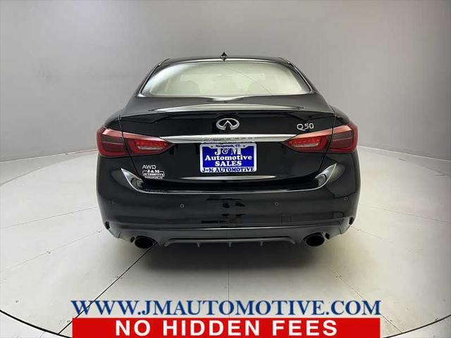 used 2021 INFINITI Q50 car, priced at $22,995