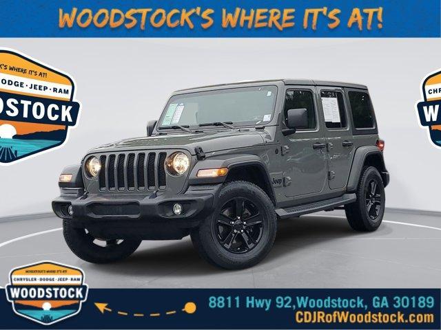 used 2020 Jeep Wrangler Unlimited car, priced at $34,591