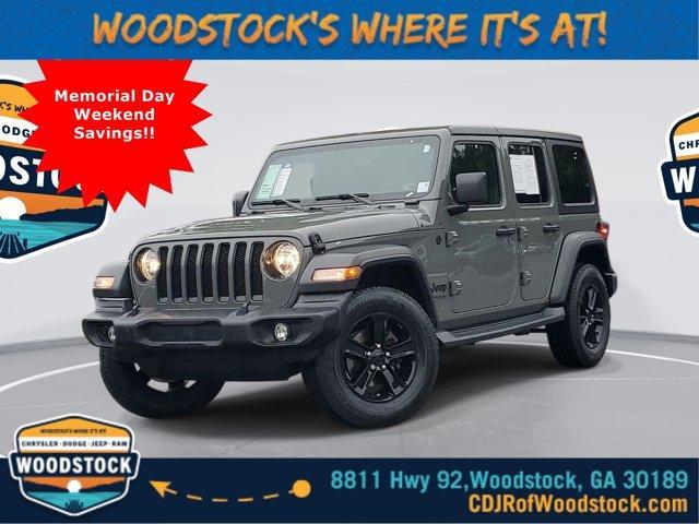 used 2020 Jeep Wrangler Unlimited car, priced at $34,482