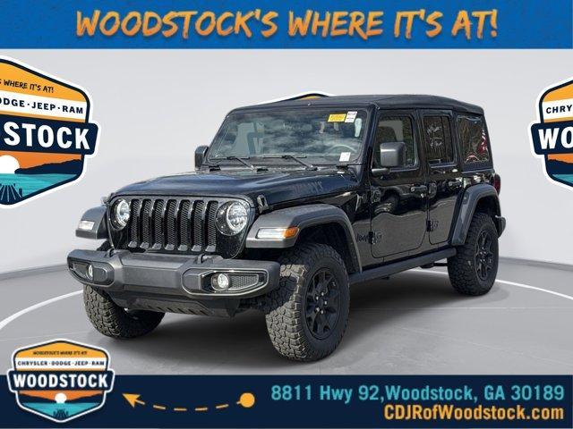 used 2022 Jeep Wrangler Unlimited car, priced at $28,811