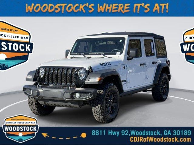 used 2021 Jeep Wrangler Unlimited car, priced at $27,811