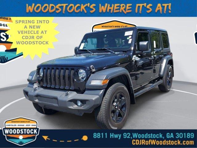 used 2020 Jeep Wrangler Unlimited car, priced at $32,981