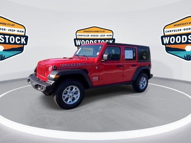 used 2021 Jeep Wrangler Unlimited car, priced at $32,222