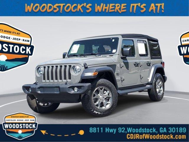 used 2020 Jeep Wrangler Unlimited car, priced at $31,253