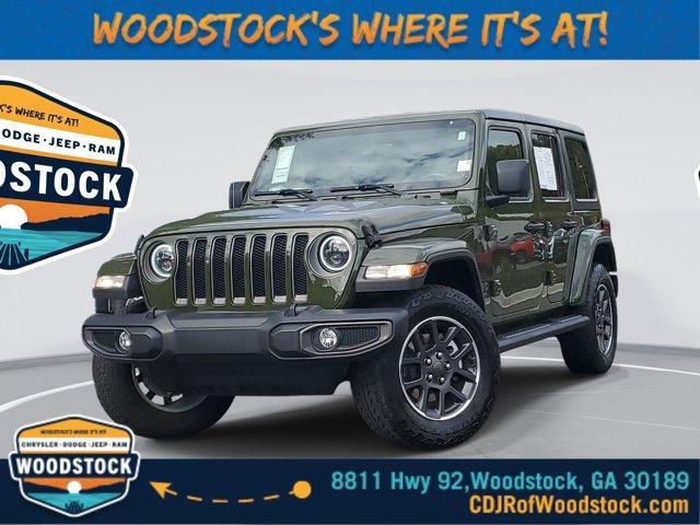 used 2021 Jeep Wrangler Unlimited car, priced at $31,444