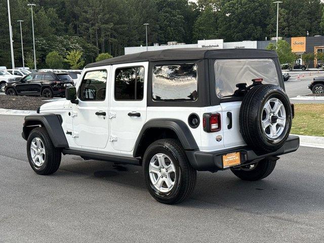 used 2021 Jeep Wrangler Unlimited car, priced at $30,187