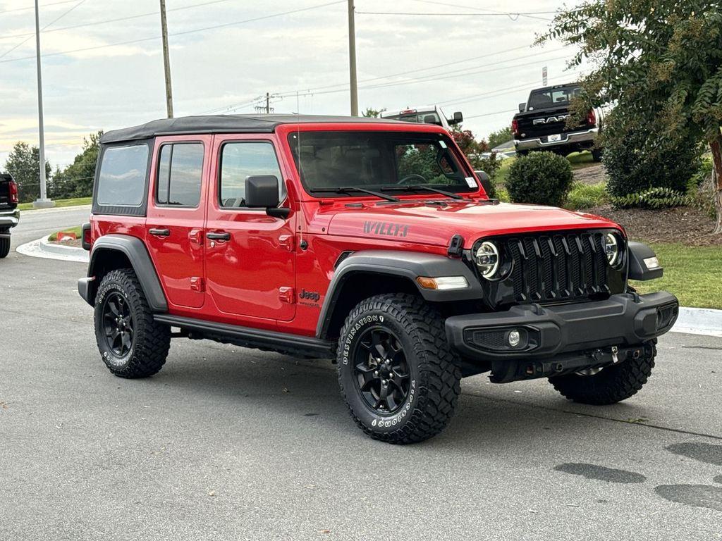 used 2021 Jeep Wrangler Unlimited car, priced at $32,992