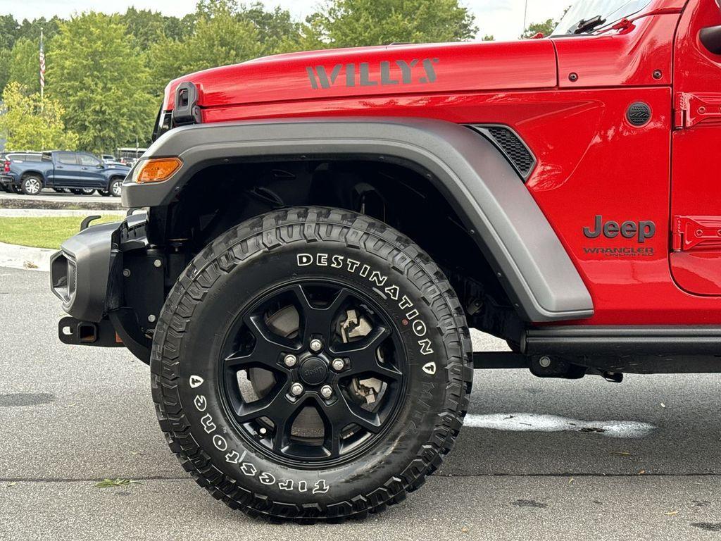 used 2021 Jeep Wrangler Unlimited car, priced at $32,992