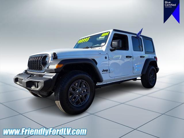 used 2024 Jeep Wrangler car, priced at $33,419