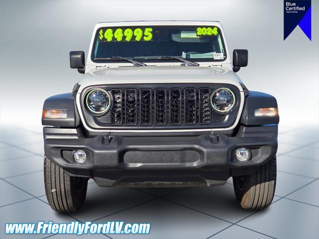 used 2024 Jeep Wrangler car, priced at $33,419